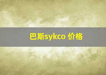 巴斯sykco 价格